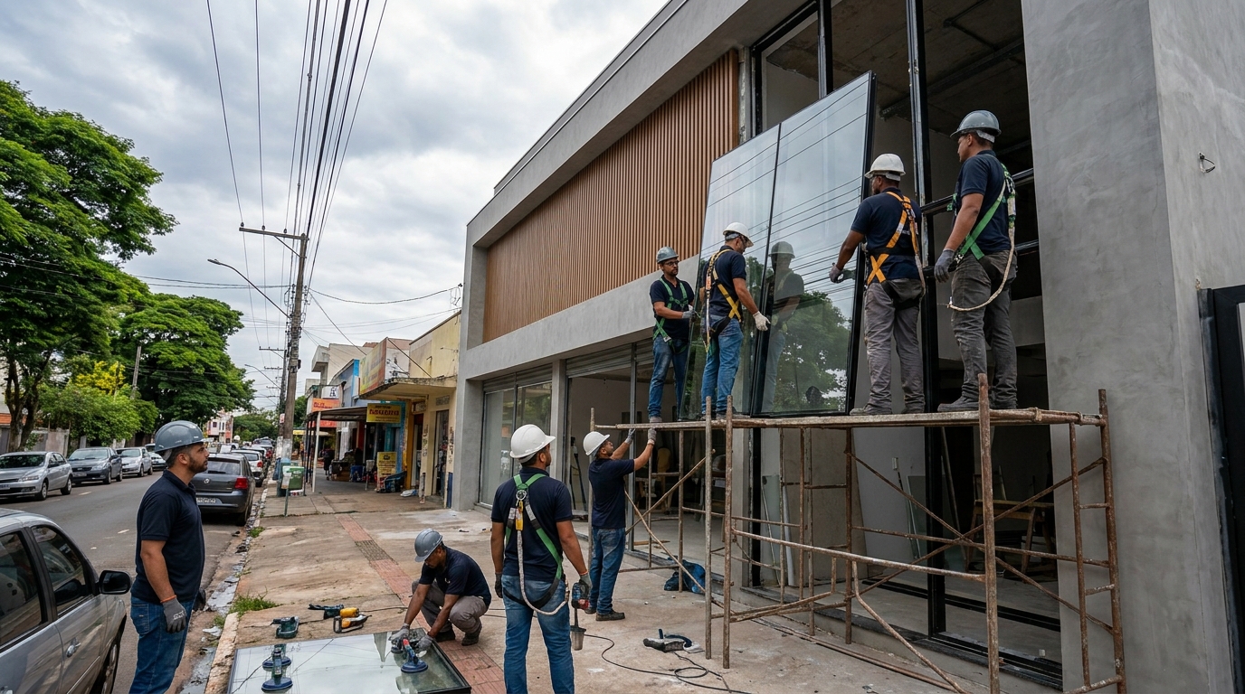 Fachada de Vidro em Rio Branco‑AC