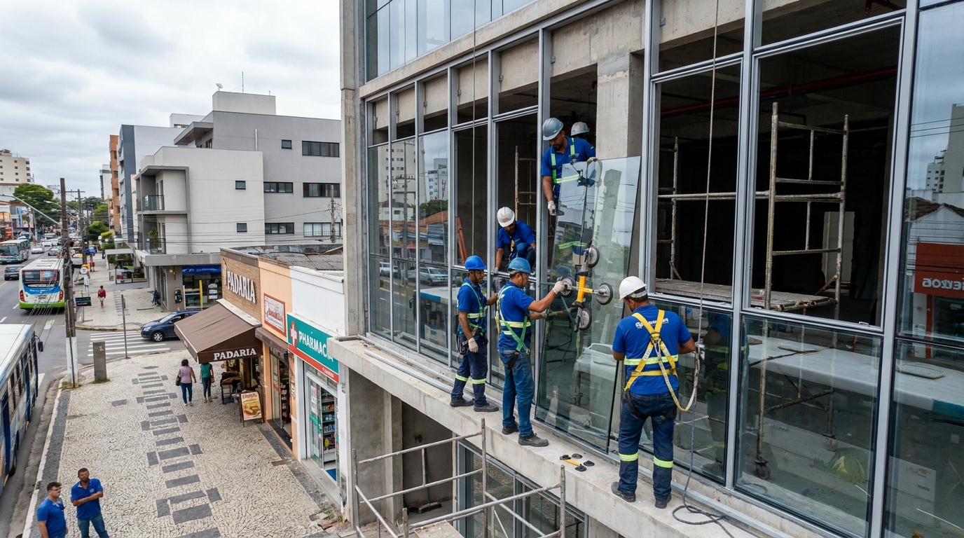 Fachada de Vidro em Rio Branco‑AC